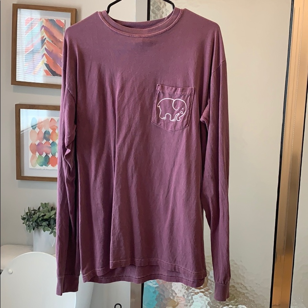 Ivory Ella purple long sleeve shirt